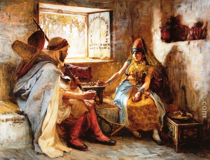 Frederick Arthur Bridgman The Game of Chance